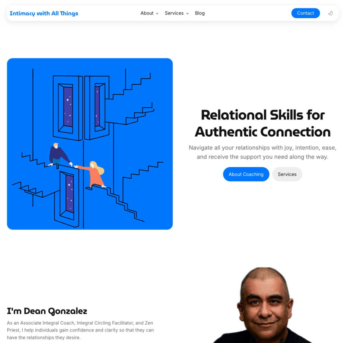 Intimacy with All Things website screenshot